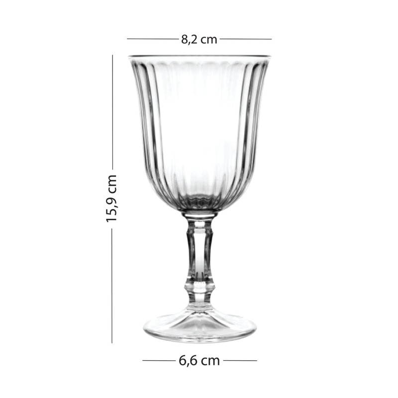 Wine Glass Set (4 Pieces) Splendid 240 - Gold, Transparent Gold
Transparent