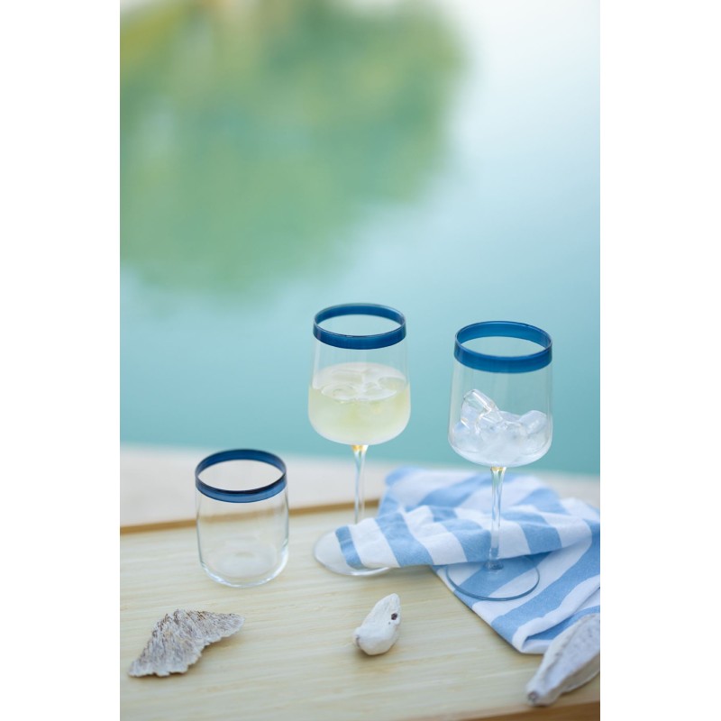 Wine Glass Set (4 Pieces) Verona 320 Transparent
Blue