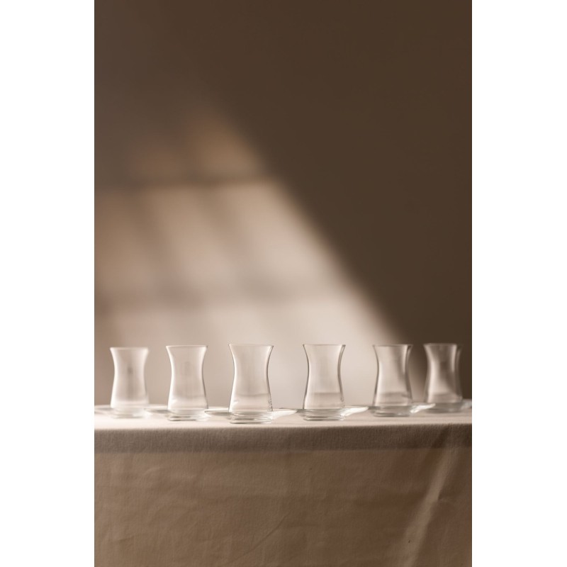 Tea Glass Set (12 Pieces) Avantgarde - Transparent Transparent