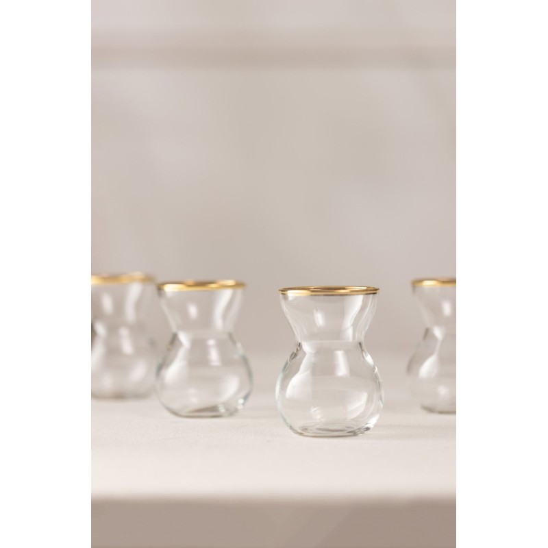 Tea Glass Set (6 Pieces) Astoria Gold