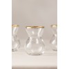Tea Glass Set (6 Pieces) Astoria Gold
