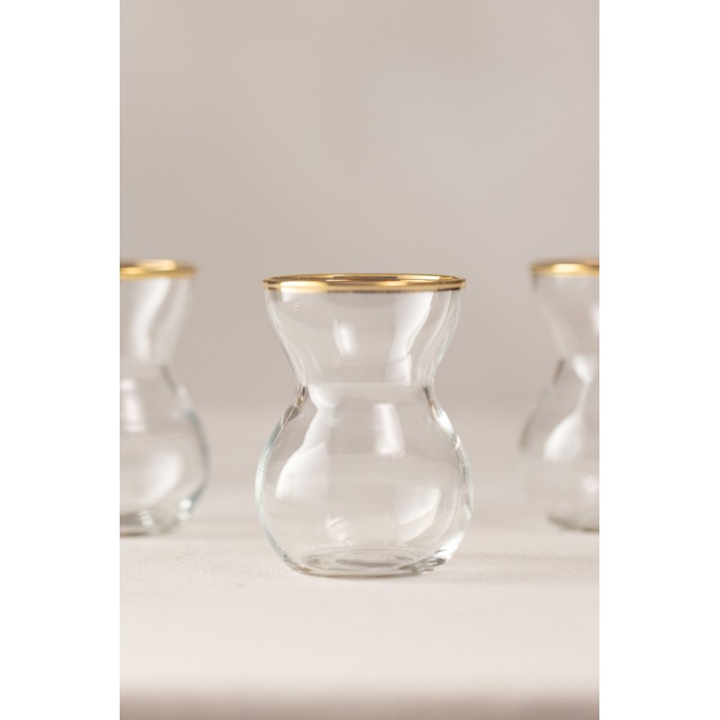 Tea Glass Set (6 Pieces) Astoria Gold