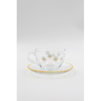 Tea Cup Set (4 Pieces) Fiona Transparent