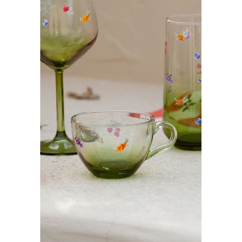 Tea Cup Set (4 Pieces) Jardin Green