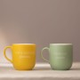 Mug Set (2 Pieces) Mottolu - Green, Yellow Green
Yellow