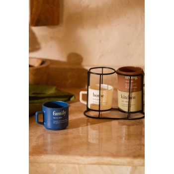 Mug Set (5 Pieces) Cozy Dark Blue
Cream
Mustard
Tile Red
