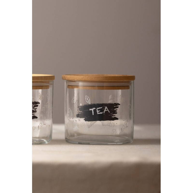 Jar Set (3 Pieces) Siena Transparent