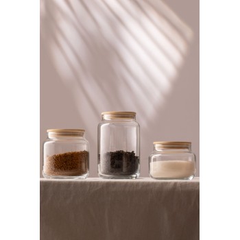 Jar Set (3 Pieces) Basic Transparent
