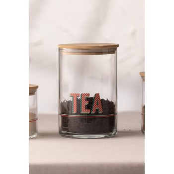 Jar Set (3 Pieces) Retro Transparent