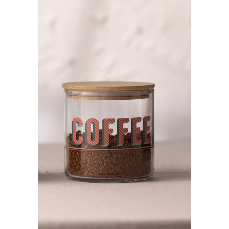 Jar Set (3 Pieces) Retro Transparent