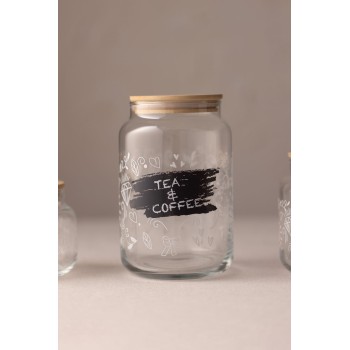 Jar Set (3 Pieces) Siena - Transparent Transparent