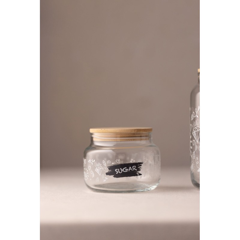 Jar Set (3 Pieces) Siena - Transparent Transparent