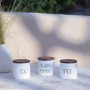 Spice Jar Set (3 Pieces) Nero White
Oak