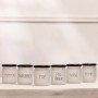 Spice Jar Set (6 Pieces) Nova White
Black
