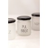 Spice Jar Set (6 Pieces) Nova White
Black