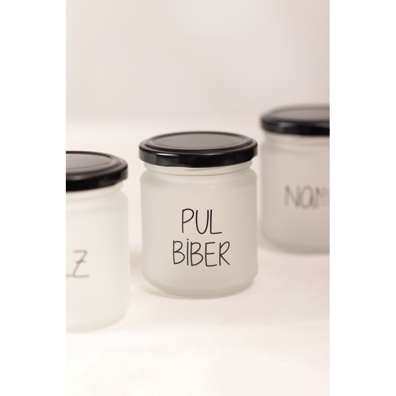 Spice Jar Set (6 Pieces) Nova White
Black