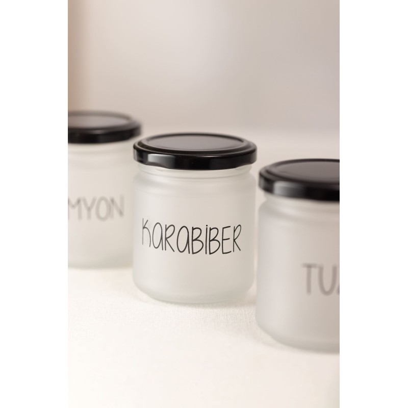 Spice Jar Set (6 Pieces) Nova White
Black