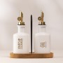 Oil Dispenser Set (2 Pieces) Marbella Bambu - White White