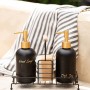 Soap Dispenser Set (3 Pieces) Bright Black