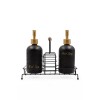 Soap Dispenser Set (3 Pieces) Bright Black