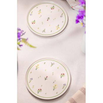 Service Plate Set (4 Pieces) Botanical White
Green