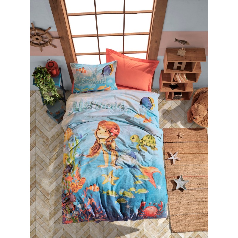 Lessentiel Ranforce Single Quilt Cover Set Mermaid - Coral Coral
Blue
Red
Orange
Green