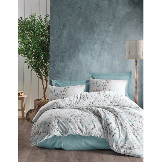 Ranforce Single Quilt Cover Set Lendell - Mint Mint
White Lessentiel Ranforce Single Quilt Cover Set Lendell - Mint Mint
White