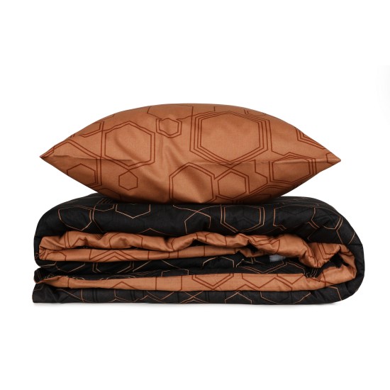 Ranforce Single Quilt Cover Set Dawn - Copper Copper
Black Lessentiel Ranforce Single Quilt Cover Set Dawn - Copper Copper
Black
