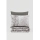 Lessentiel Ranforce Single Quilt Cover Set Odin - Brown Brown
White