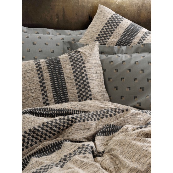 Ranforce Single Quilt Cover Set Arlo - Brown Brown
Black
Grey Lessentiel Ranforce Single Quilt Cover Set Arlo - Brown Brown
Black
Grey