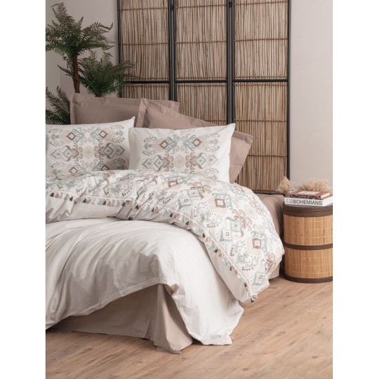 Ranforce Single Quilt Cover Set Asilo - Brown White
Brown Lessentiel Ranforce Single Quilt Cover Set Asilo - Brown White
Brown