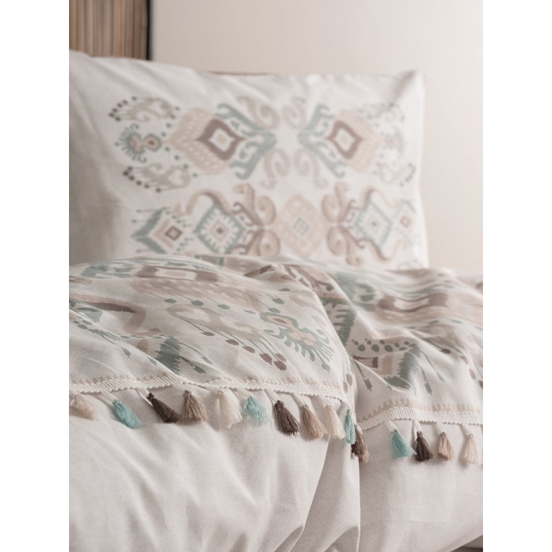 Lessentiel Ranforce Single Quilt Cover Set Asilo - Brown White
Brown