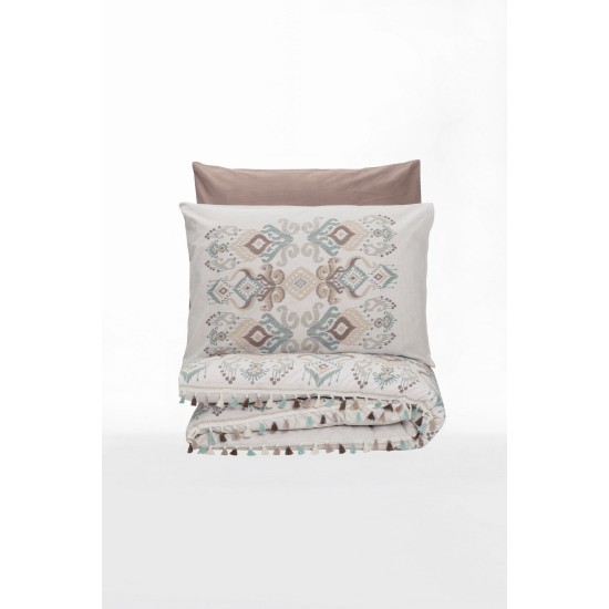 Ranforce Single Quilt Cover Set Asilo - Brown White
Brown Lessentiel Ranforce Single Quilt Cover Set Asilo - Brown White
Brown