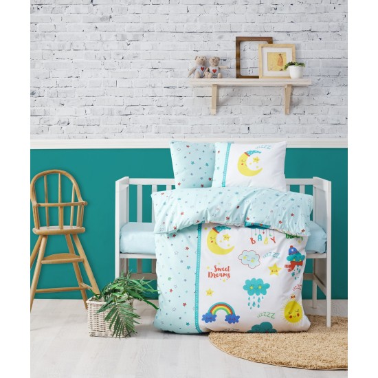 Ranforce Baby Quilt Cover Set Tatlı Rüyalar - Mint White
Mint Lessentiel Ranforce Baby Quilt Cover Set Tatlı Rüyalar - Mint White
Mint