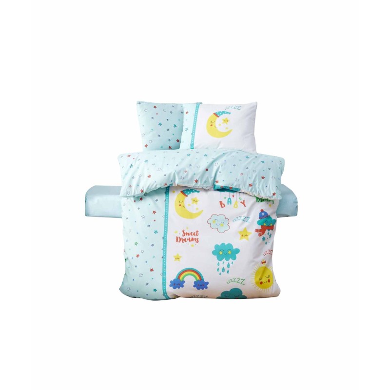 Lessentiel Ranforce Baby Quilt Cover Set Tatlı Rüyalar - Mint White
Mint
