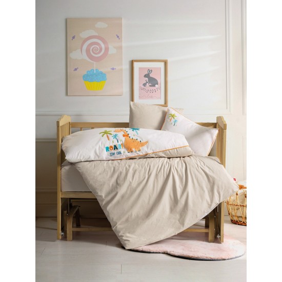 Ranforce Baby Quilt Cover Set Kiddo - Cream Cream
White Lessentiel Ranforce Baby Quilt Cover Set Kiddo - Cream Cream
White