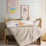 Ranforce Baby Quilt Cover Set Kiddo - Cream Cream
White