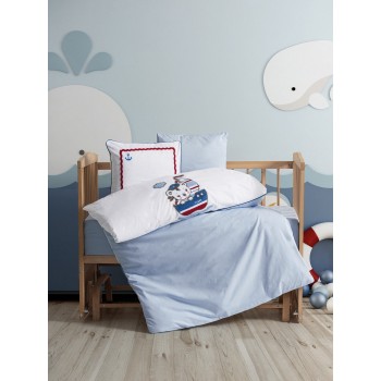 Ranforce Baby Quilt Cover Set Miniyo - Blue Blue
White
Red