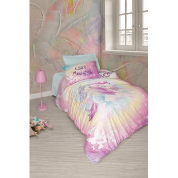 Ranforce Young Quilt Cover Set Sirena - Mint Mint