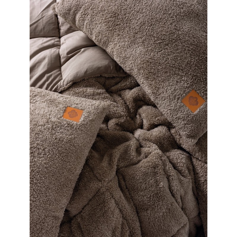 Lessentiel Single Quilt & Pillow Set Pelus - Beige Beige