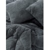 Lessentiel Single Quilt & Pillow Set Pelus - Grey Grey