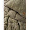 Lessentiel Single Quilt & Pillow Set Pelus - Stone Stone