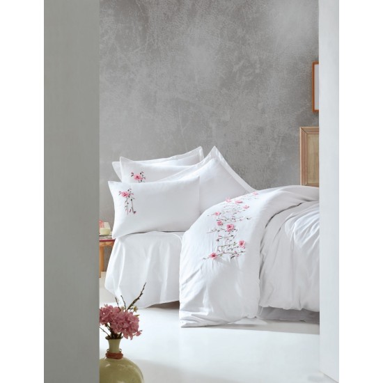 Satin Double Quilt Cover Set Perla - White White
Pink Lessentiel Satin Double Quilt Cover Set Perla - White White
Pink