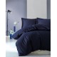 Satin Double Quilt Cover Set Elegant - Dark Blue Dark Blue Lessentiel Satin Double Quilt Cover Set Elegant - Dark Blue Dark Blue