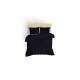 Satin Double Quilt Cover Set Elegant - Dark Blue Dark Blue Lessentiel Satin Double Quilt Cover Set Elegant - Dark Blue Dark Blue