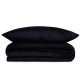 Satin Double Quilt Cover Set Elegant - Dark Blue Dark Blue Lessentiel Satin Double Quilt Cover Set Elegant - Dark Blue Dark Blue