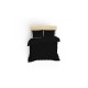 Satin Double Quilt Cover Set Elegant - Black Black Lessentiel Satin Double Quilt Cover Set Elegant - Black Black