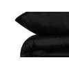 Lessentiel Satin Double Quilt Cover Set Elegant - Black Black