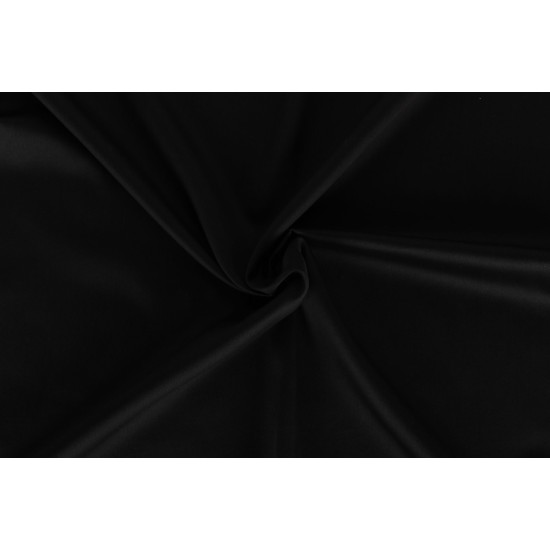 Satin Double Quilt Cover Set Elegant - Black Black Lessentiel Satin Double Quilt Cover Set Elegant - Black Black