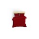 Satin Double Quilt Cover Set Stripe - Claret Red v2 Claret Red Lessentiel Satin Double Quilt Cover Set Stripe - Claret Red v2 Claret Red